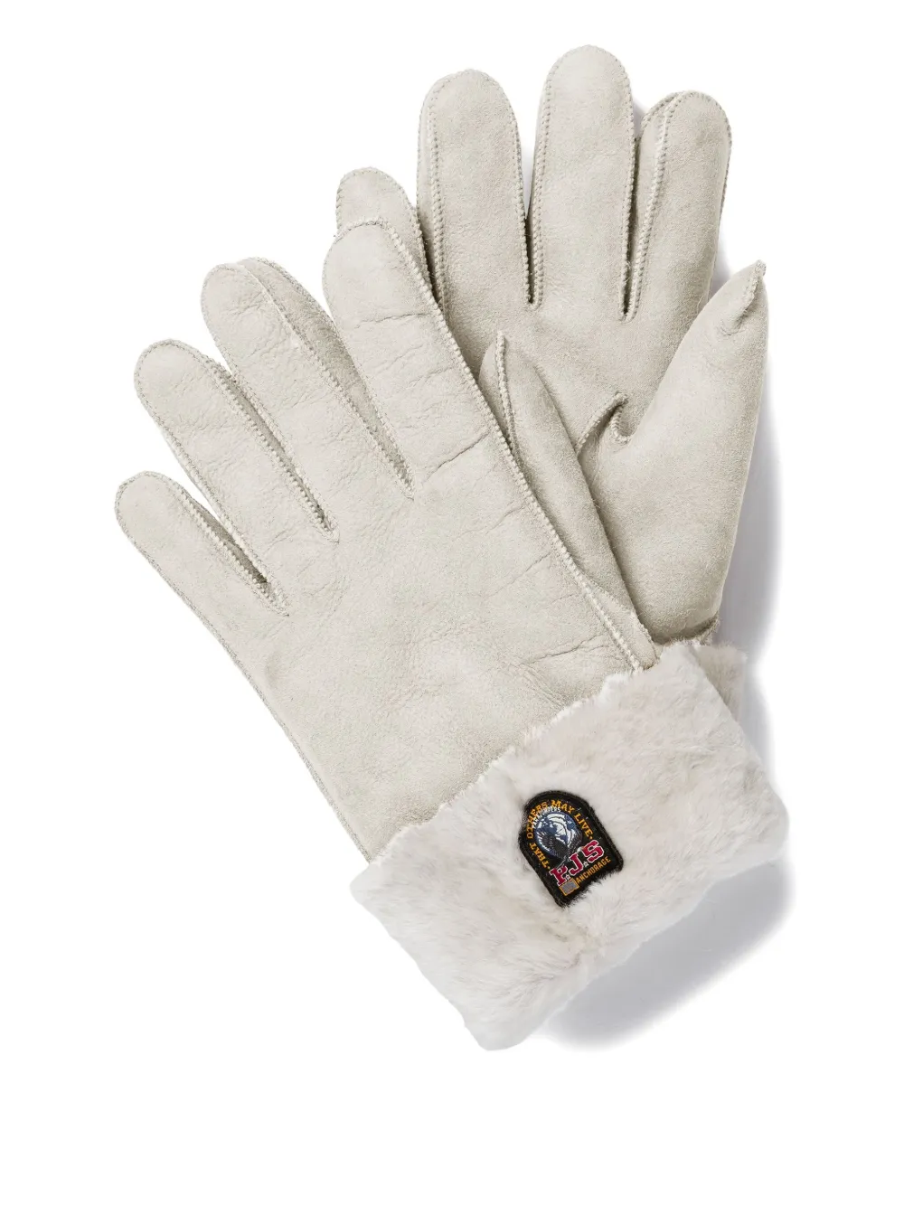 

Перчатки с меховыми манжетами Parajumpers, нейтральный