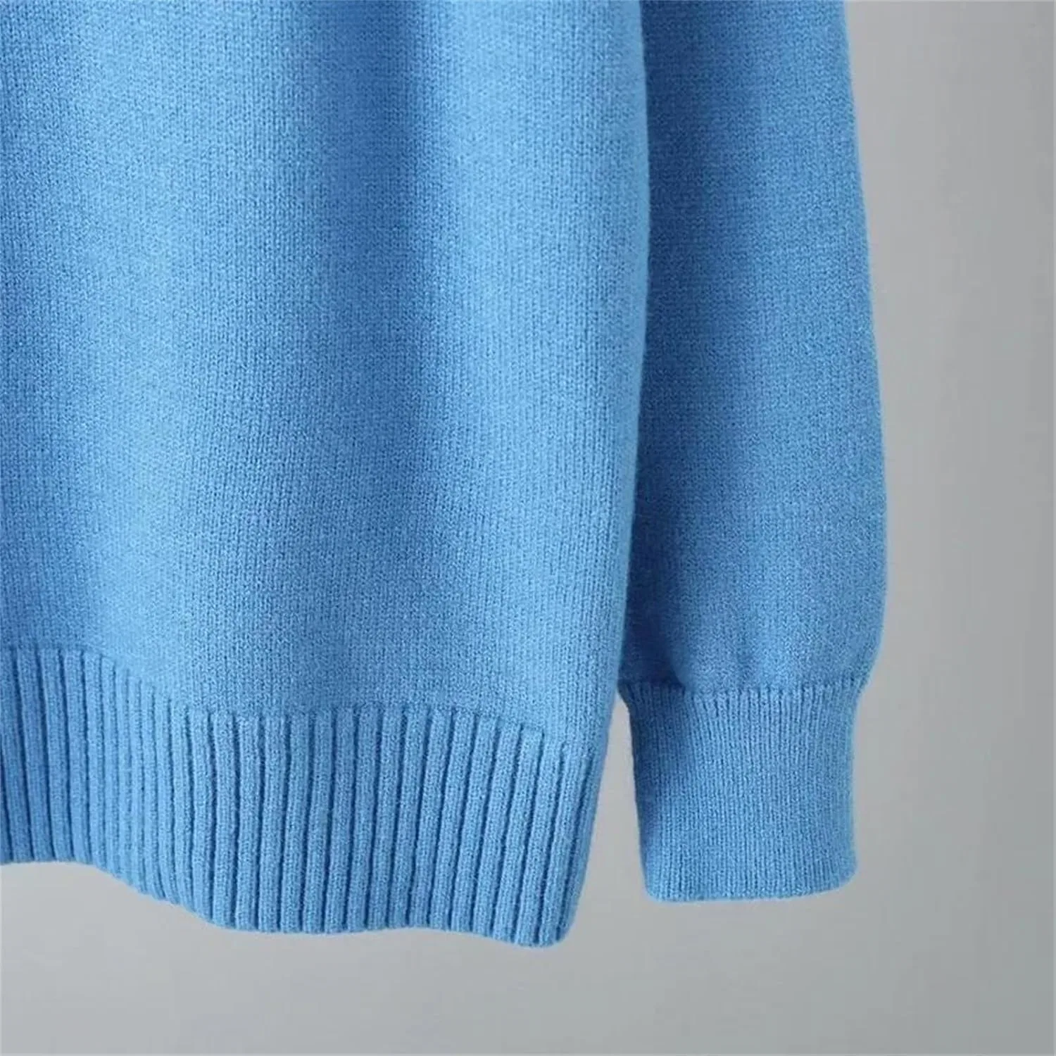 Женский спортивный костюм из 2 предметов, водолазка и брюки, Soft Knit, Black — фото 2