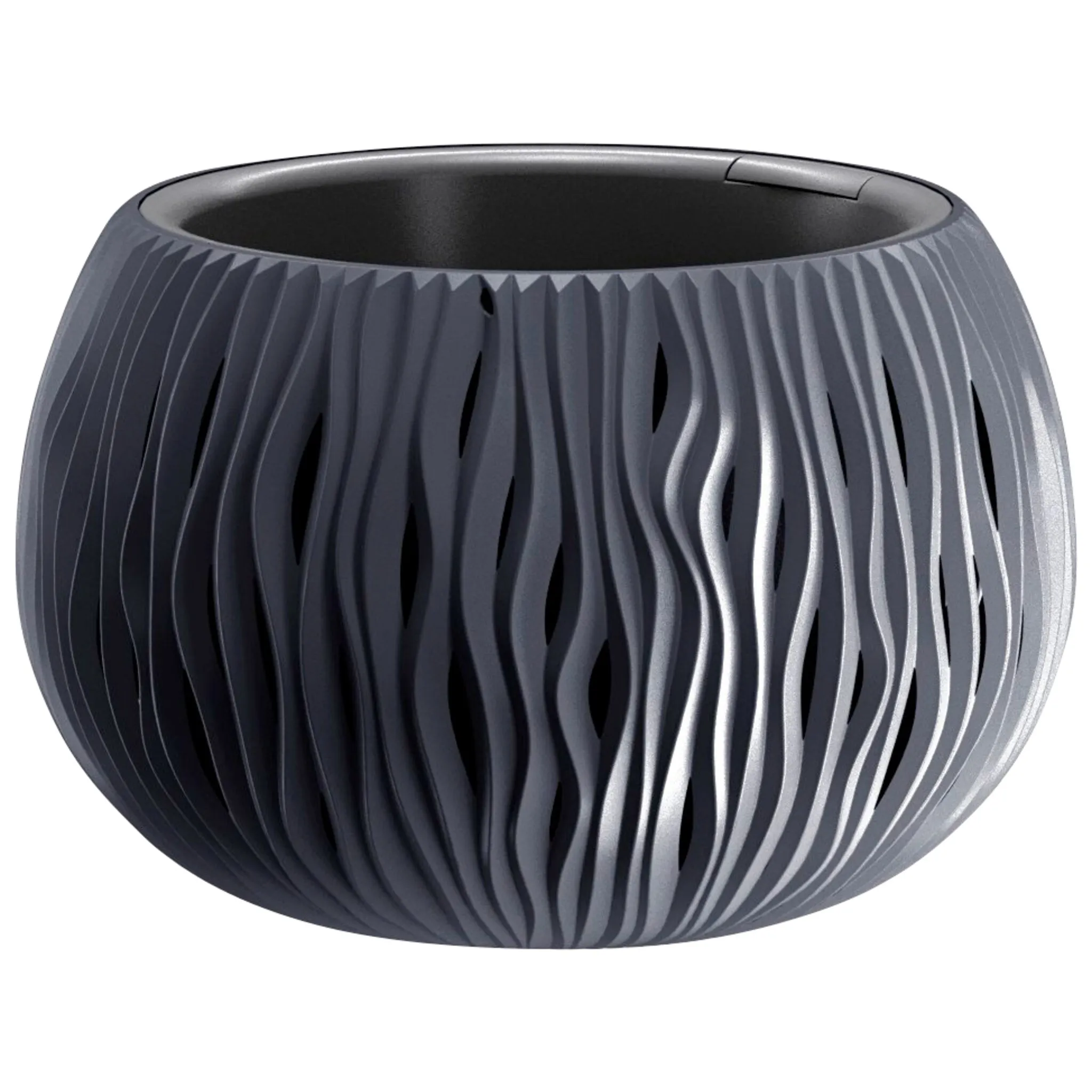 

Горшок для растений Prosperplast «Sandy Bowl», ØxH: 29x19 см, антрацит