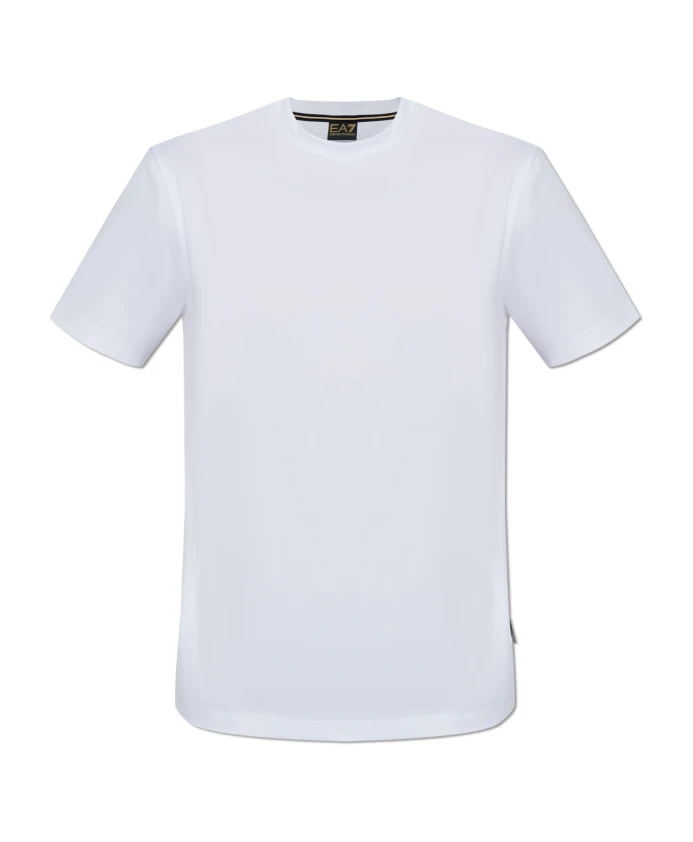 

Хлопковая футболка Emporio Armani Ea7, белый