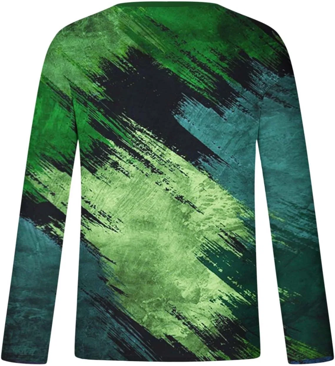 Спортивный топ с длинным рукавом, лодочкой и камуфляжным принтом, Generic, P-788 Army Lime Green — фото 3