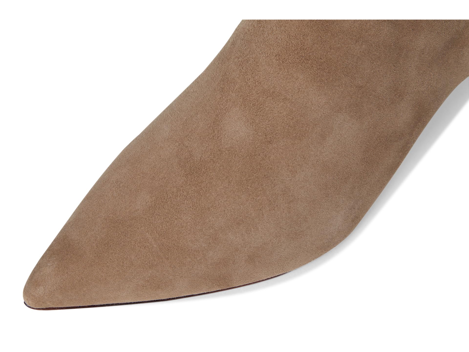 Ботинки Lauren Ralph Lauren McKay Suede Bootie Heel, цвет Taupe Brown — фото 2