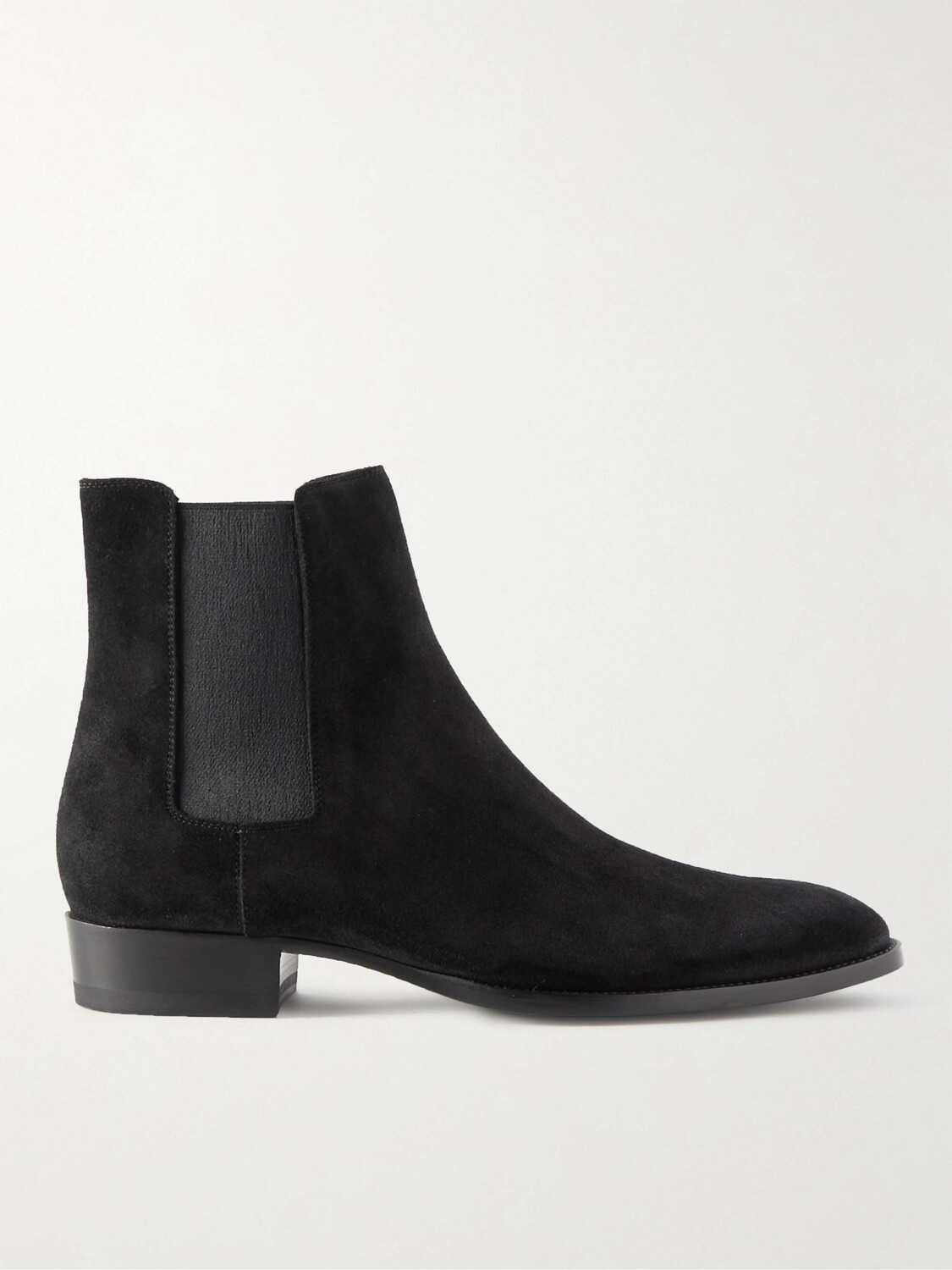 

Замшевые ботинки челси Wyatt SAINT LAURENT, черный