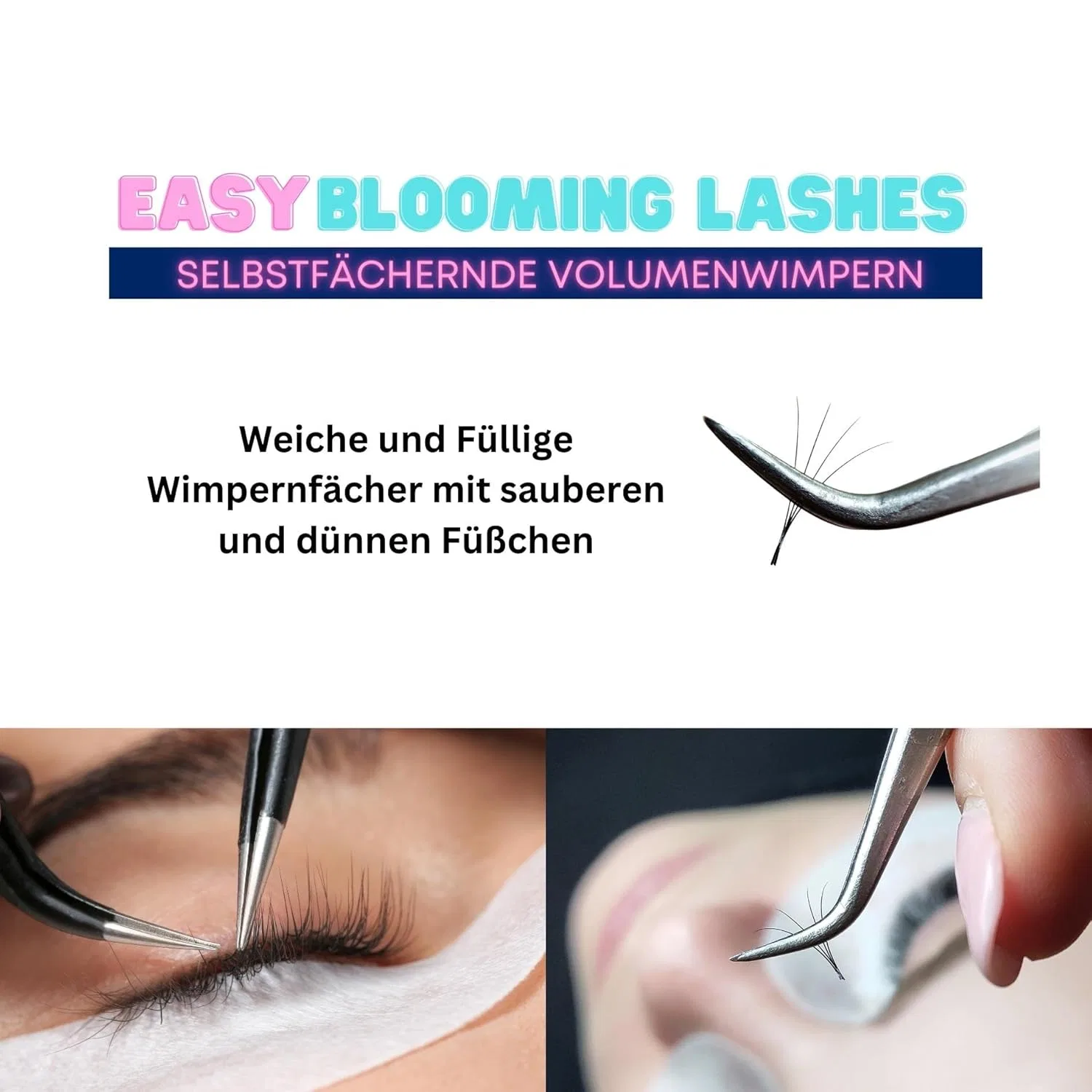 Самоформирующиеся ресницы для наращивания «Easy Blooming Eyelashes» Wimpernliebhaber — фото 3