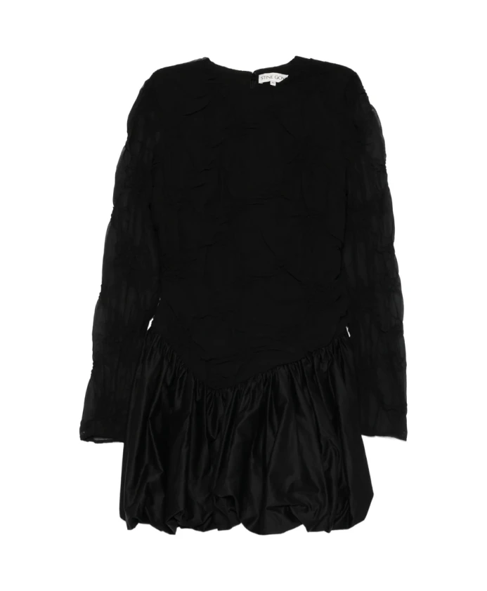 

Мини-Платье с цветочным принтом и сборками Stine Goya, черный