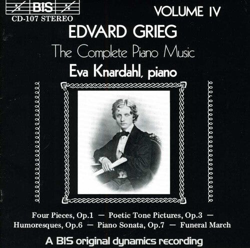 

CD диск Grieg / Knardahl: 4 Pieces Opus 1 / Poetic Tone Pieces