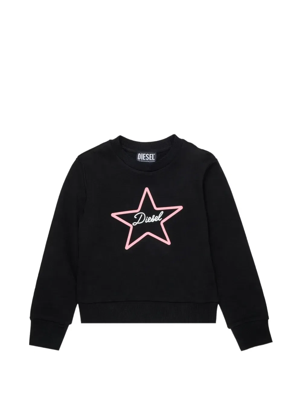 Толстовка SISTAOP с принтом Diesel Kids, черный