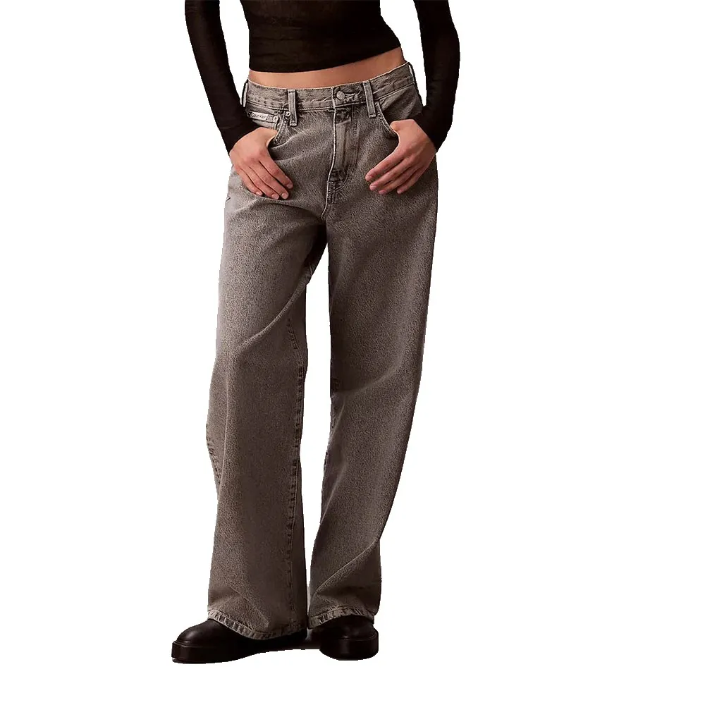 

Джинсы Calvin Klein LV047D834G с широкими штанинами Calvin klein jeans, серый