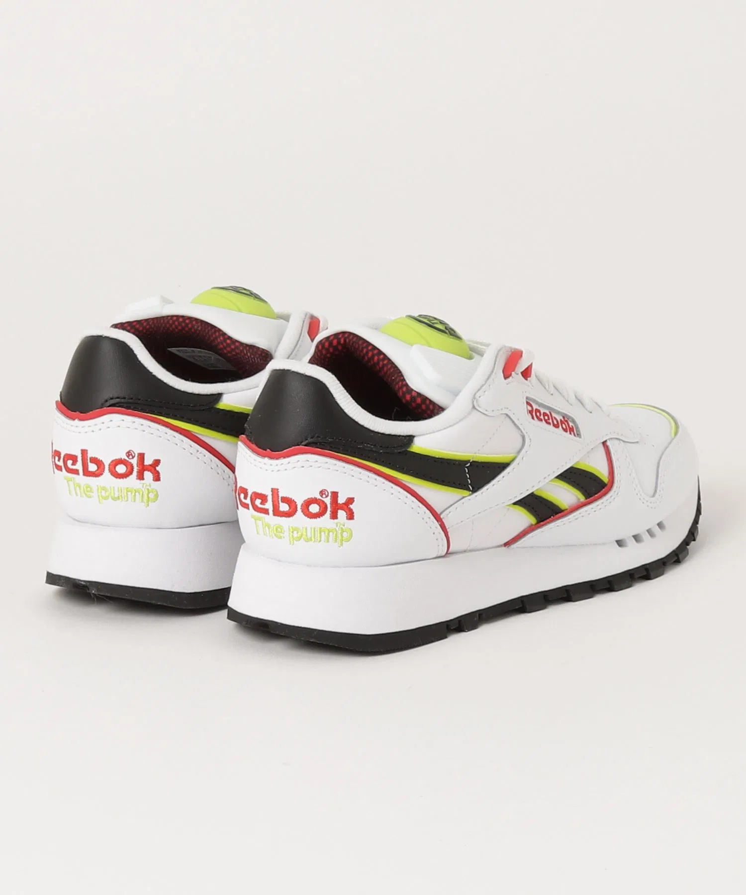 Унисекс кожаные кроссовки Reebok Classic Leather Pump белые — фото 4