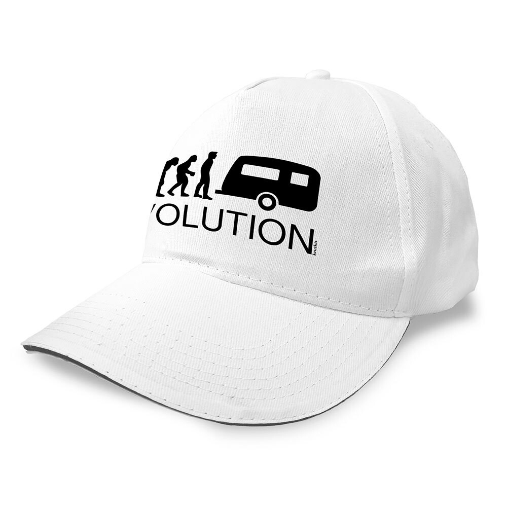

Бейсболка Kruskis Evolution Caravanning, белый