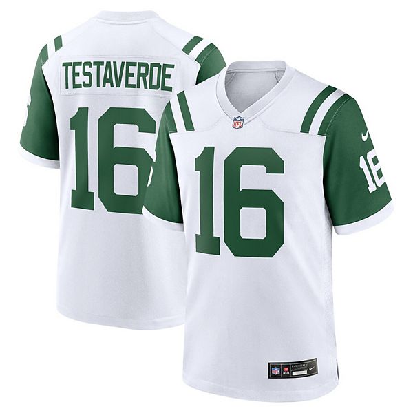 

Мужская футболка Vinny Testaverde белая New York Jets классическая альтернативная игровая форма Nike