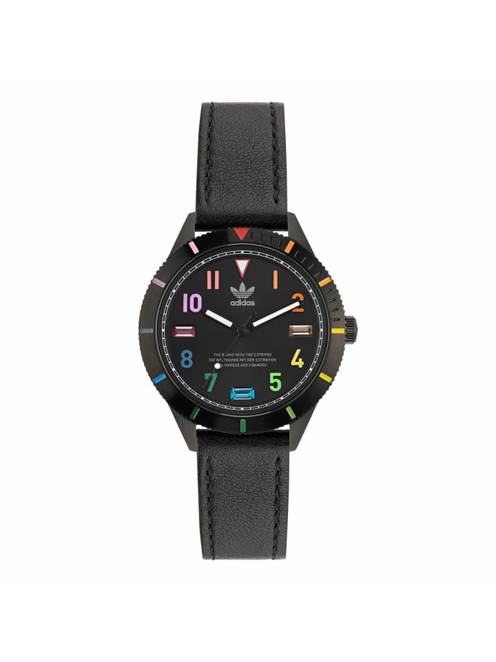 

Adidas Аналоговые женские часы черного цвета