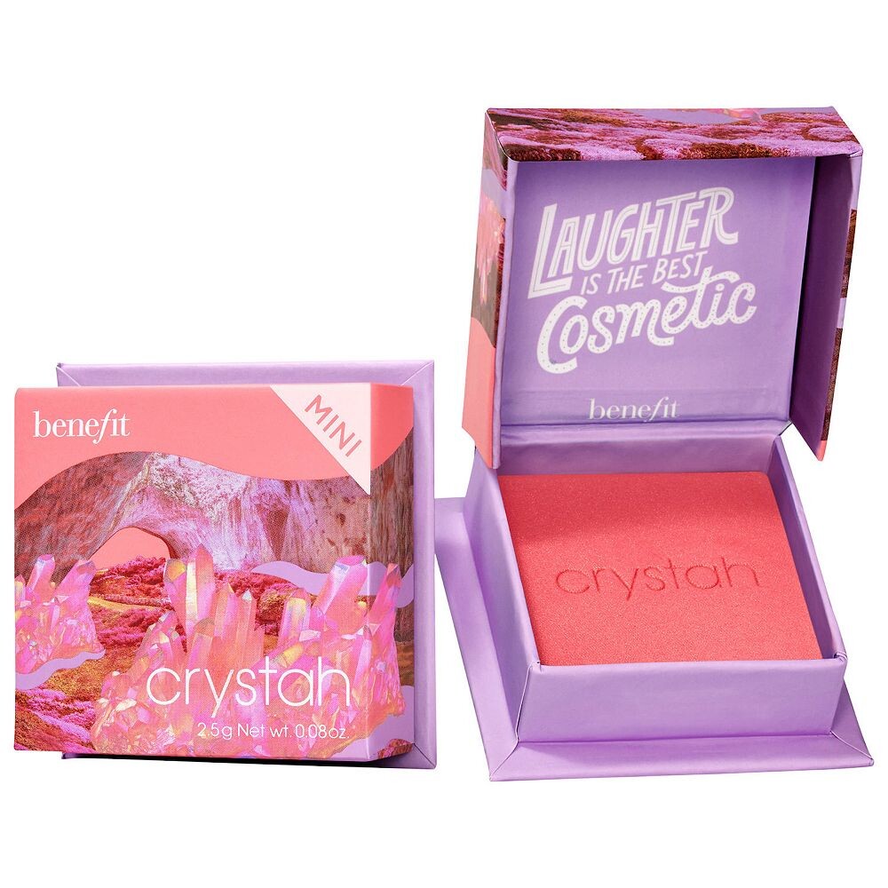 

Benefit Cosmetics Мягкие шелковистые пудровые румяна, цвет Crystah