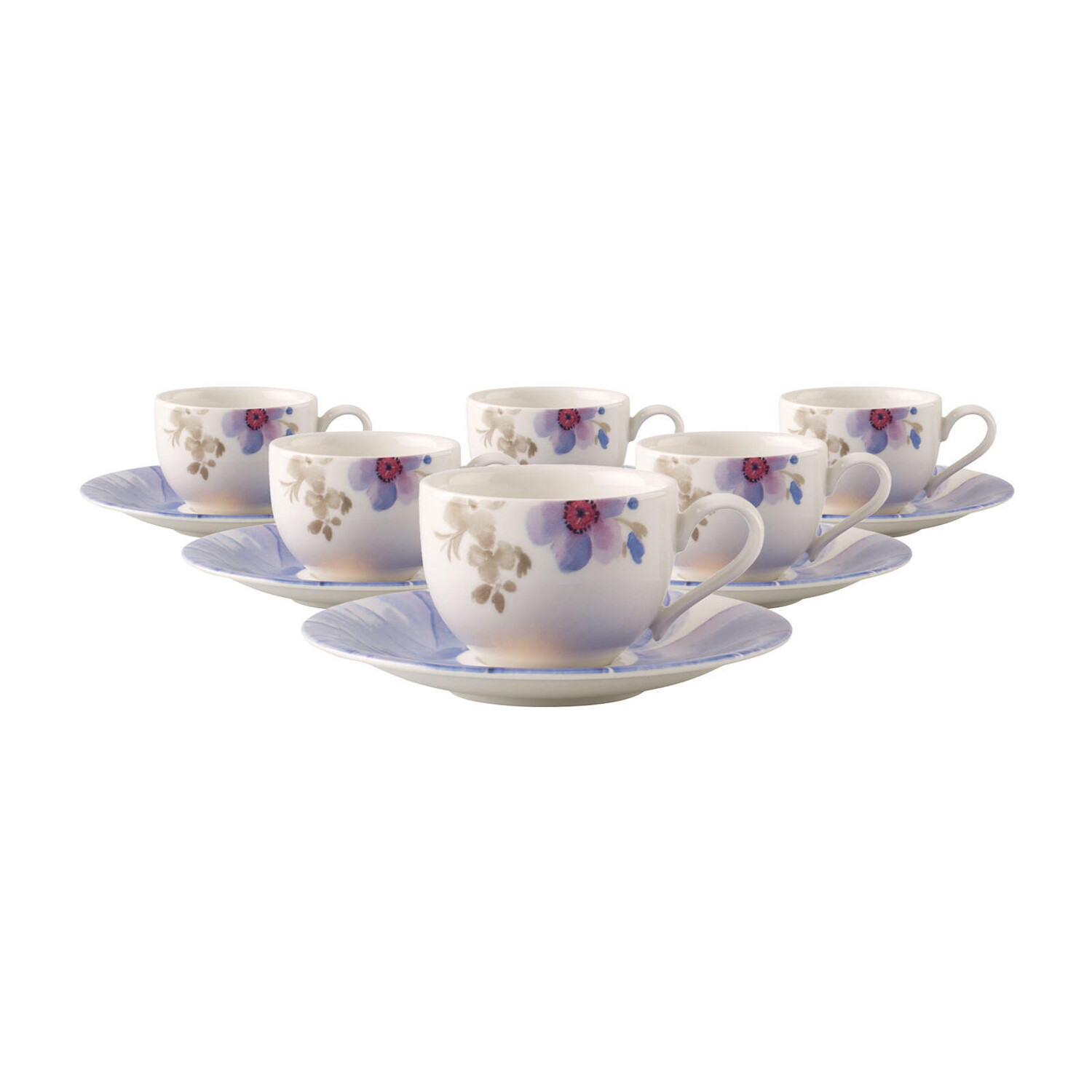 

Чашки для эспрессо Villeroy & Boch, 12x6,1x12 см, многоцветный