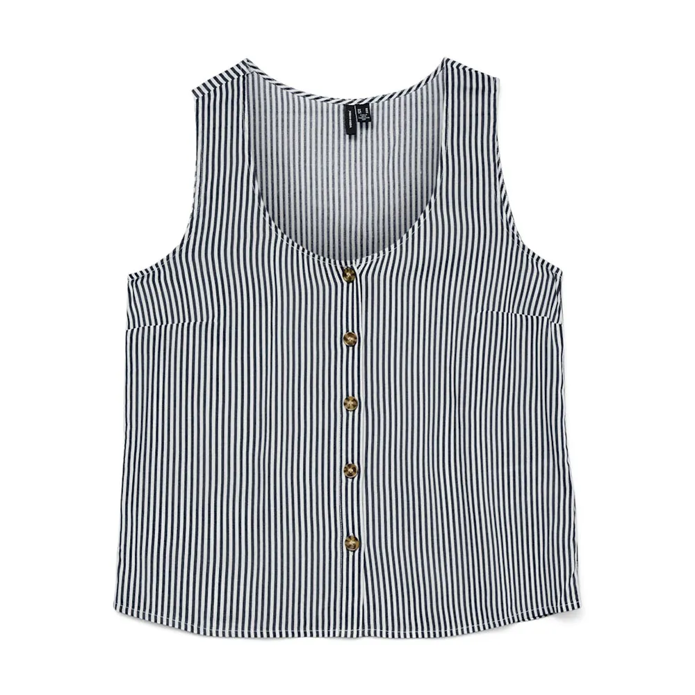 

Футболка без рукавов Vero Moda Bumpy, белый