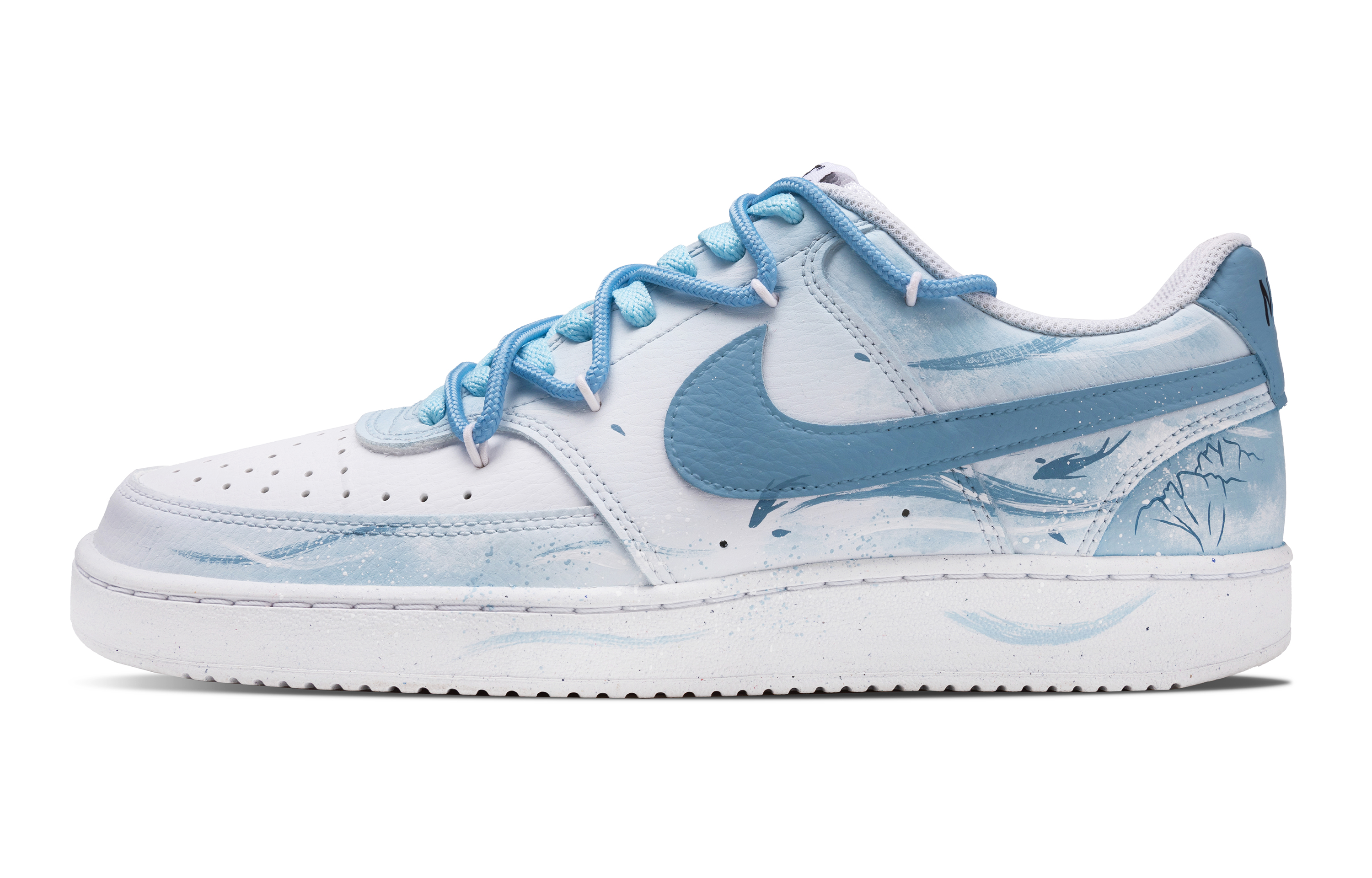 

Nike Кроссовки для скейтбординга Court Vision 1 Low Top, синие, мужские