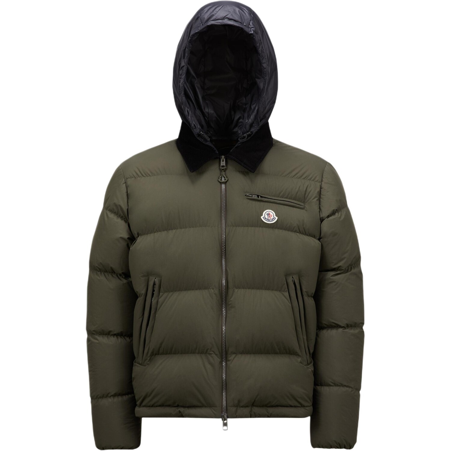 

Пуховик мужской темно-зеленый Moncler