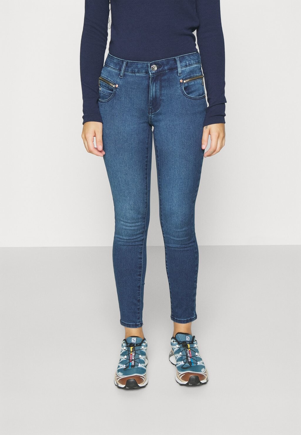 

Джинсы Skinny Fit Onlroyal ONLY Petite, цвет dark blue denim
