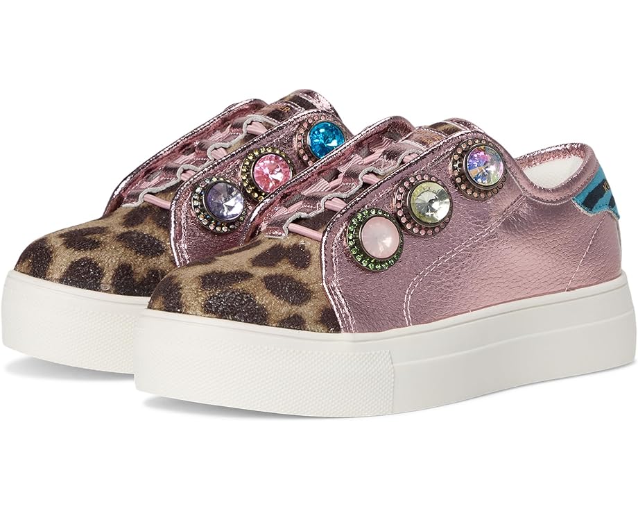 

Детские кроссовки Kurt Geiger London Kids Mini Laney Octavia (Little Kid/Big Kid), Leopard Pink