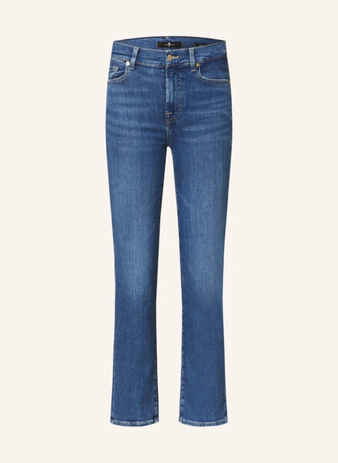 

Джинсы 7/8 the straight crop 7 For All Mankind, синий
