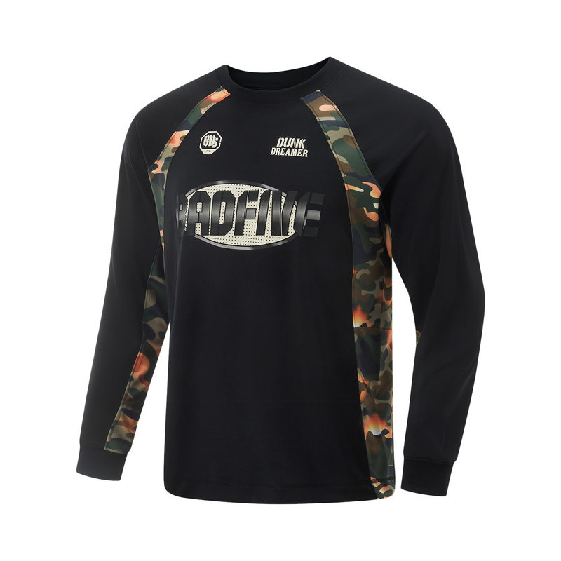 

LINING Футболка мужская black из коллекции basketball, Черный, LINING Футболка мужская black из коллекции basketball