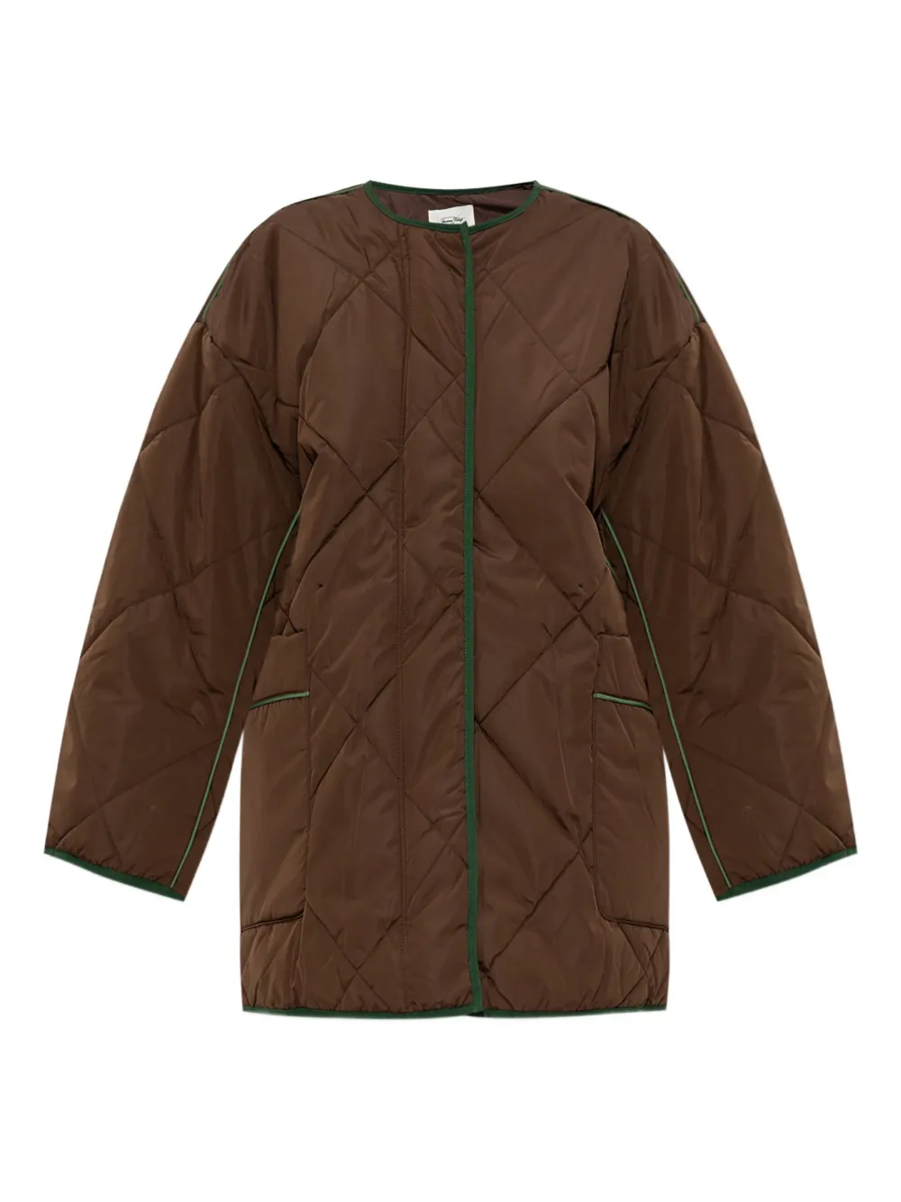 

Стеганый пуховик Vowbay American Vintage, коричневый