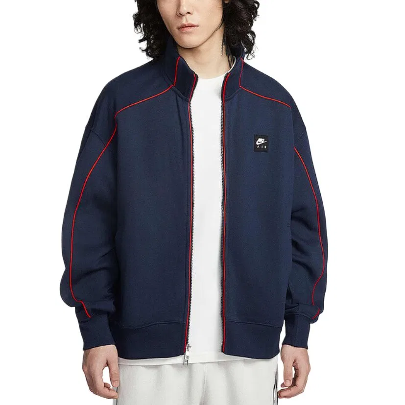 Куртка мужская Air Jackets Marine Blue, воротник-стойка Nike
