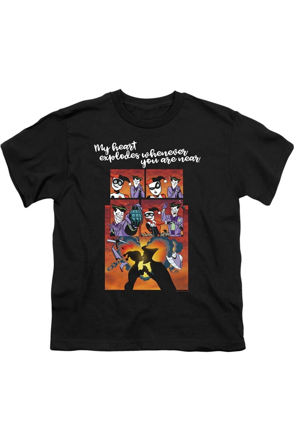 

Футболка детская Batman Explode с коротким рукавом Gildan, черный