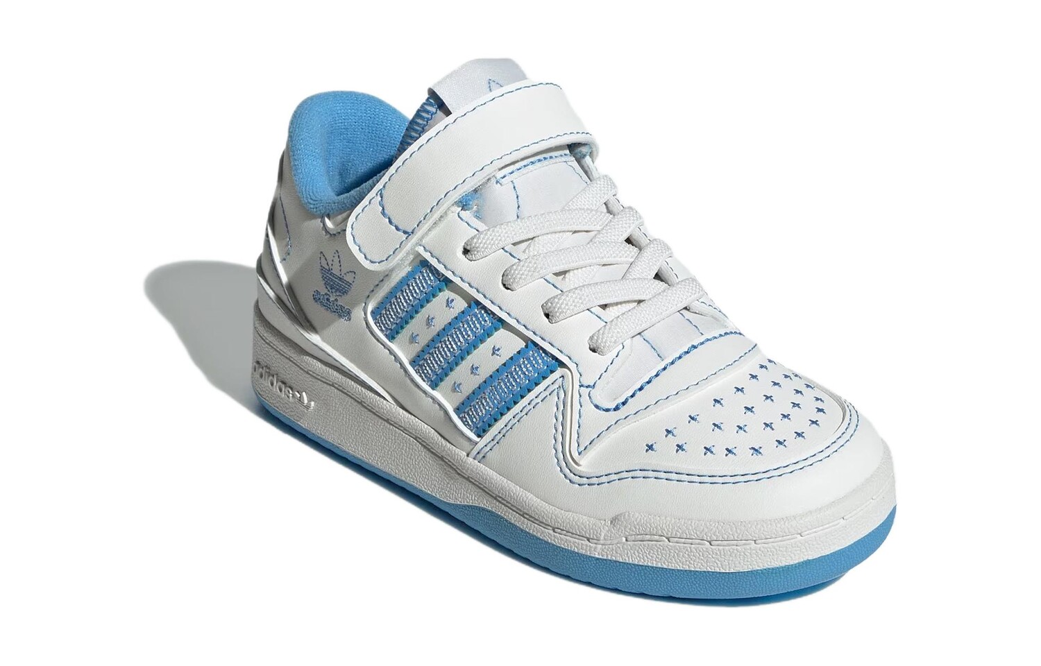Adidas originals FORUM Series Kids Кроссовки для скейтбординга Дети, White/Blue — фото 3