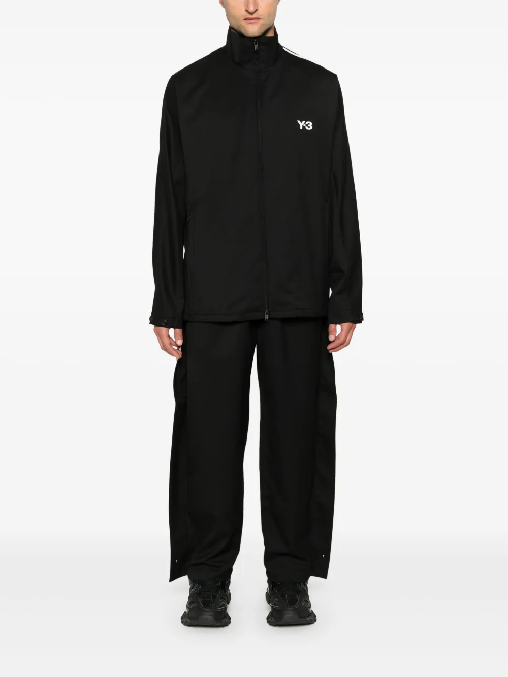 Спортивная куртка с полосками Y-3, черный — фото 2