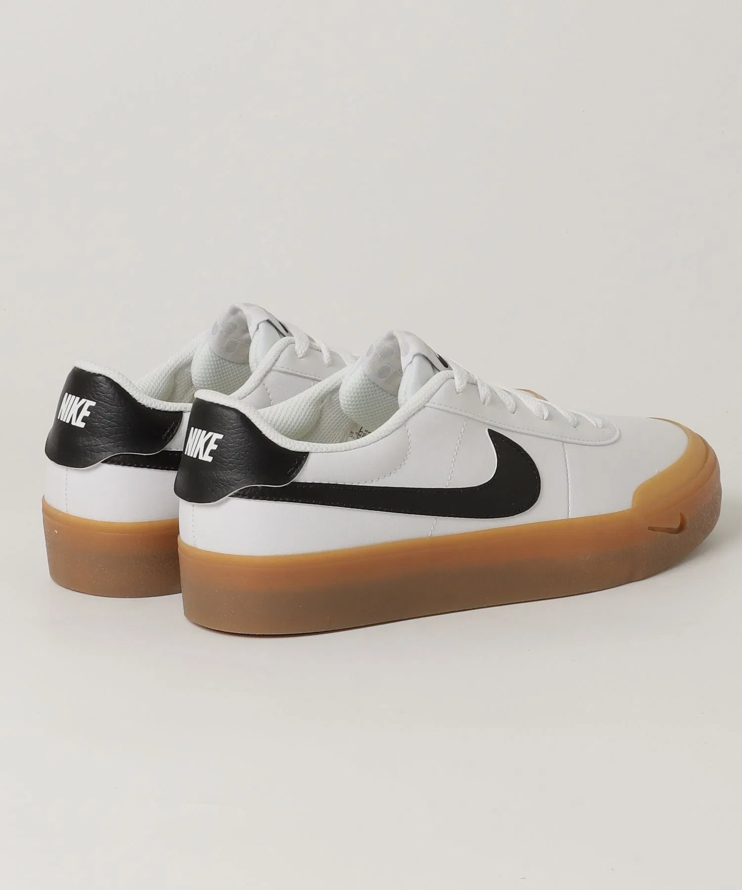 Мужские кроссовки NIKE Court Vision Low белые с чёрным — фото 2