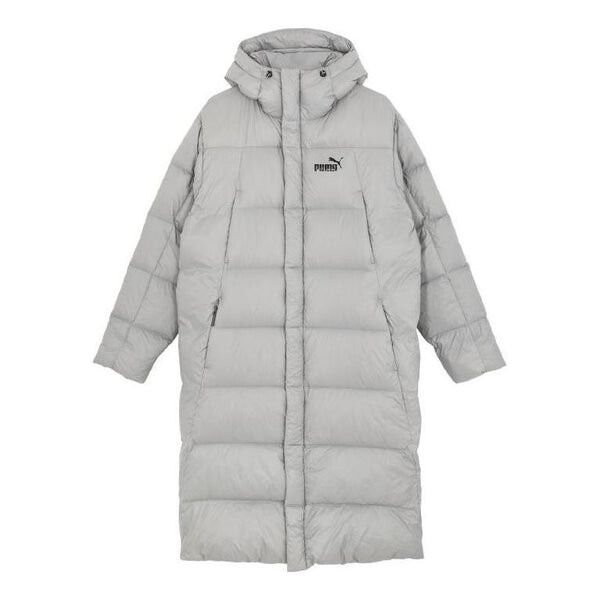 

Куртка lightweight hooded down coat 'grey' Puma, серый