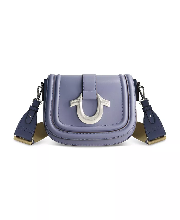 

Saddle Bag сумка с золотой фурнитурой True Religion, синий