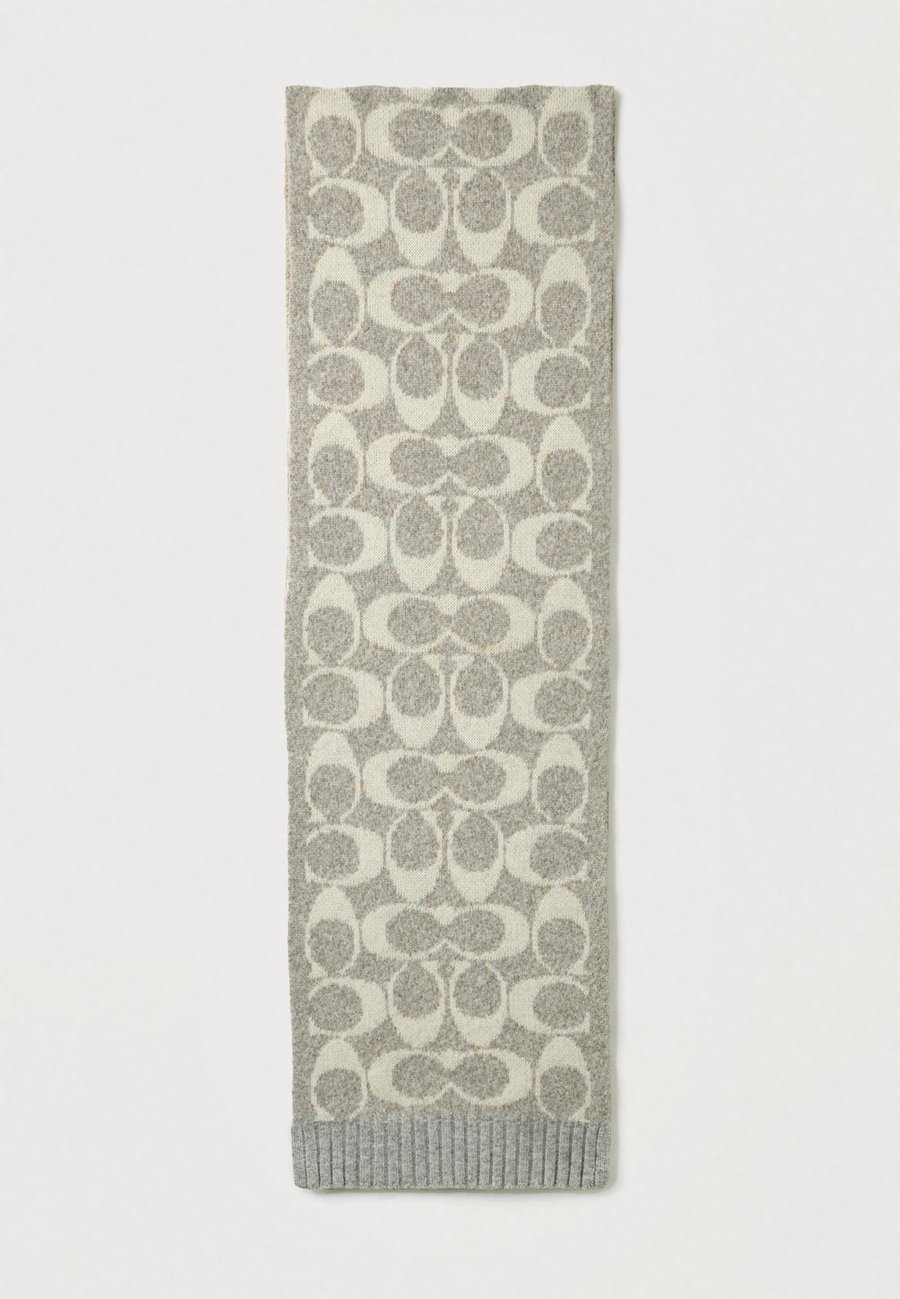 

Шарф COACH JUMBO SIGNATURE SCARF UNISEX, Grey Birch/Grey