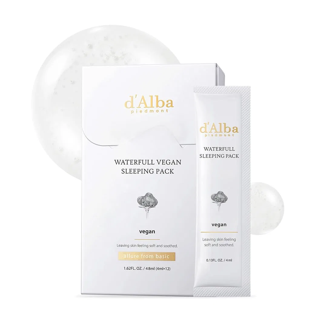 Маска для лица D'Alba Piedmont — Веганская ночная с итальянским белым трюфелем Waterfull