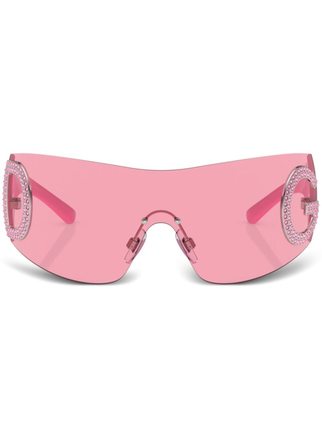

Солнцезащитные очки Re-Edition Dolce & Gabbana Eyewear, розовый