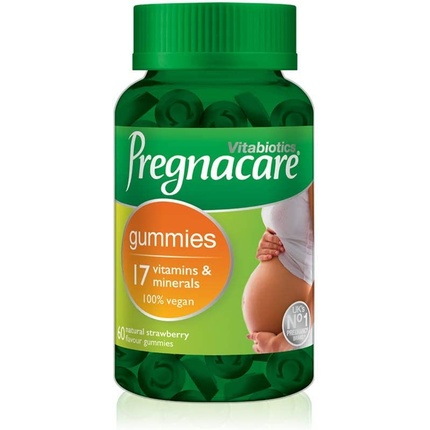 

Vitabiotics Клубничный вкус Веганские жевательные конфеты 60 жевательных конфет Pregnacare