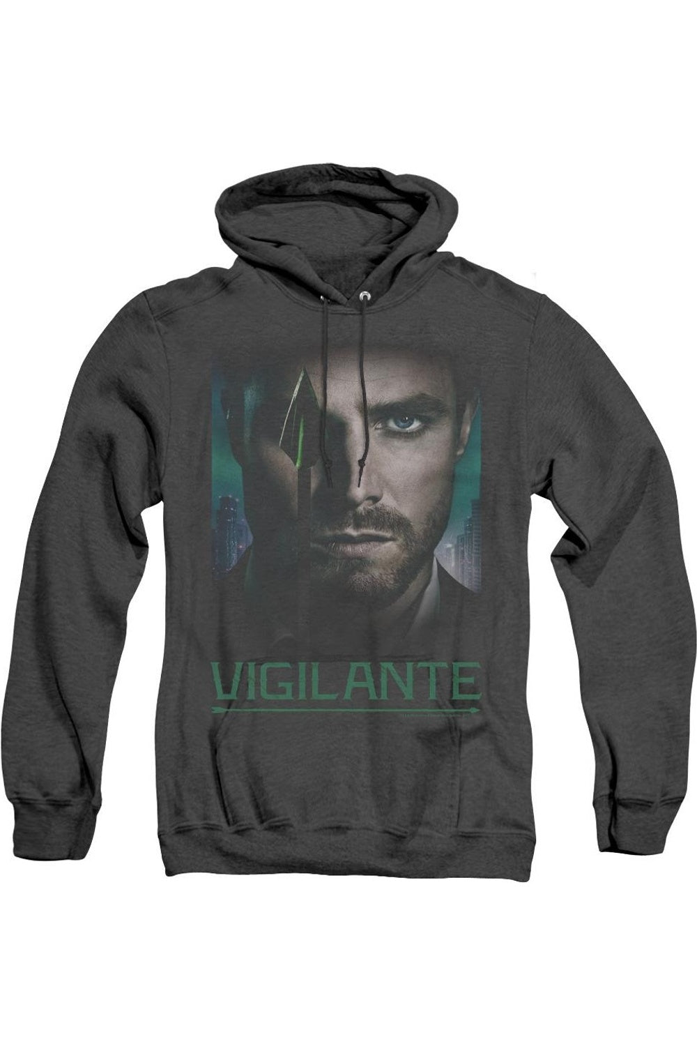 

Толстовка с капюшоном Arrow Good Eye для взрослых Heather Gildan, черный