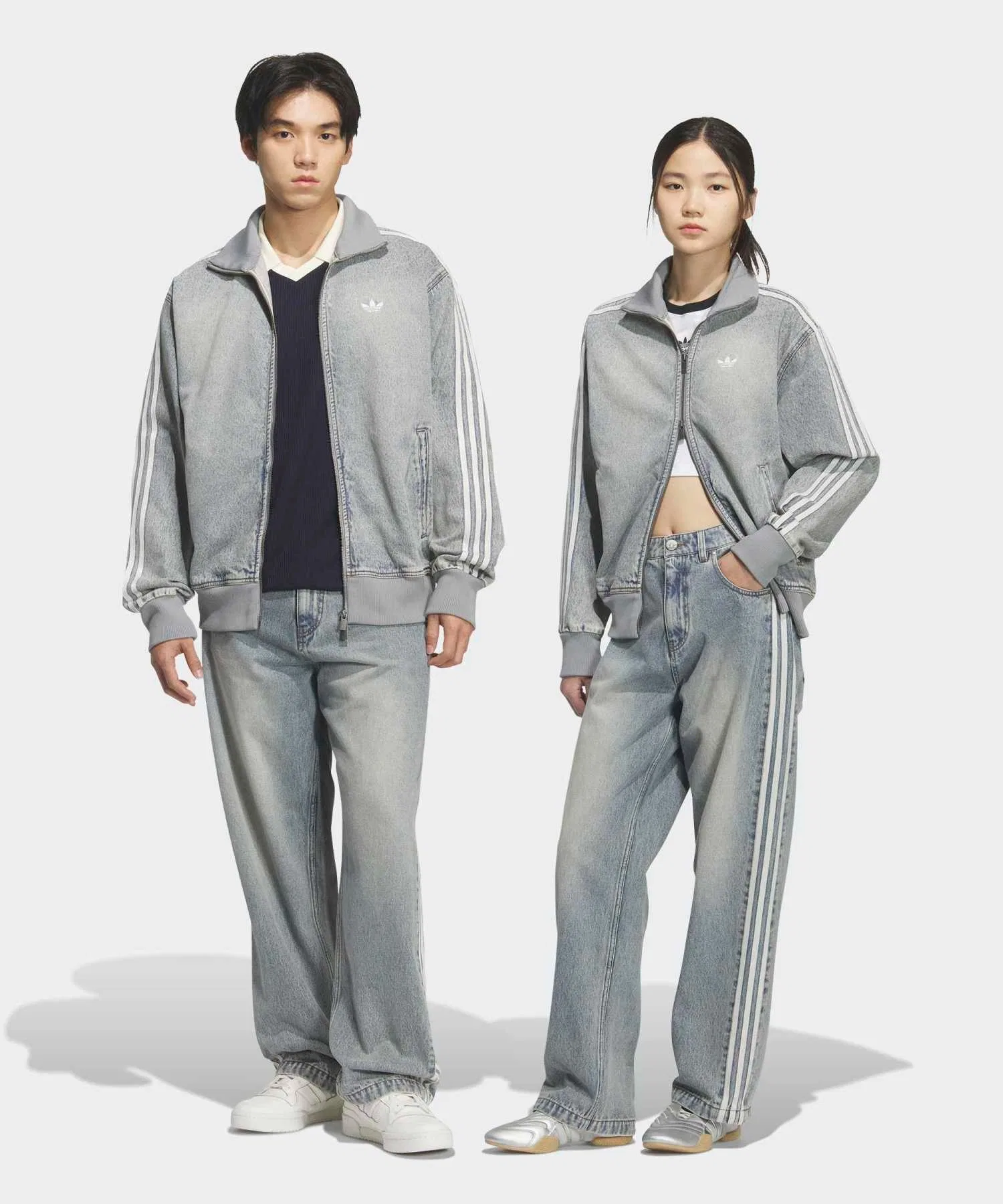 Джинсовые спортивные брюки Firebird от ATMOS / adidas Originals