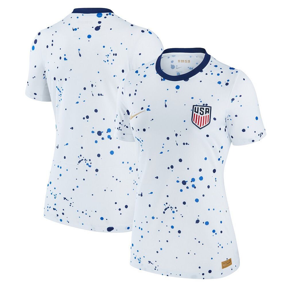 

Женский белый домашний трикотаж Nike USMNT 2023 Replica, цвет Usa White