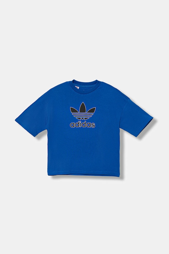

Детская хлопковая футболка Adidas Originals, синий