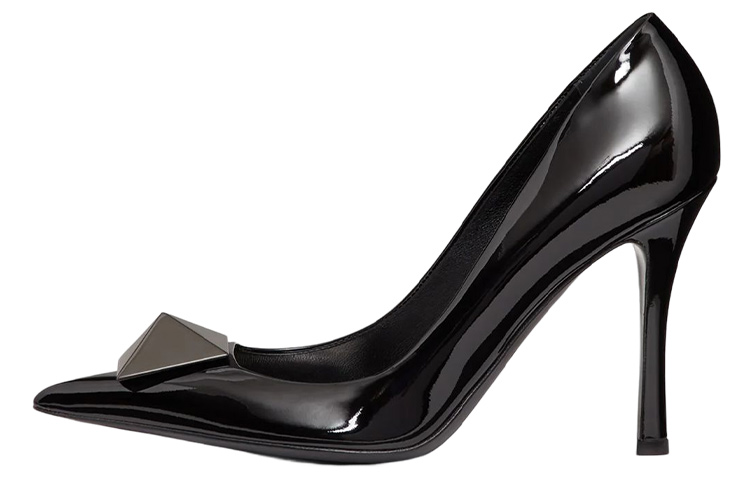 Garavani One Stud 100 мм лаковые туфли Valentino