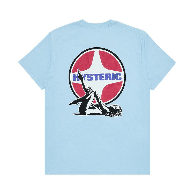 Футболка Supreme x HYSTERIC GLAMOUR Pin Up Tee 'Powder Blue' — фото 2