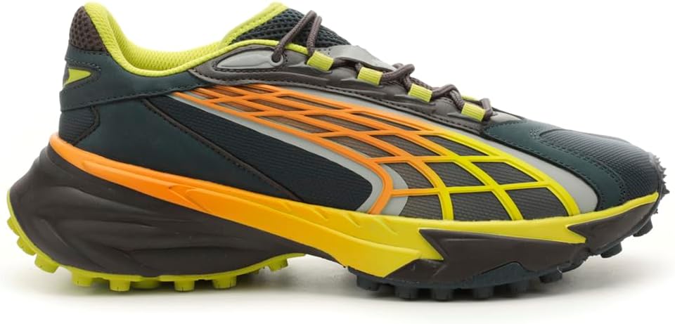 

Мужские кроссовки PUMA Spirex Horizon для бега - зеленые, желтые