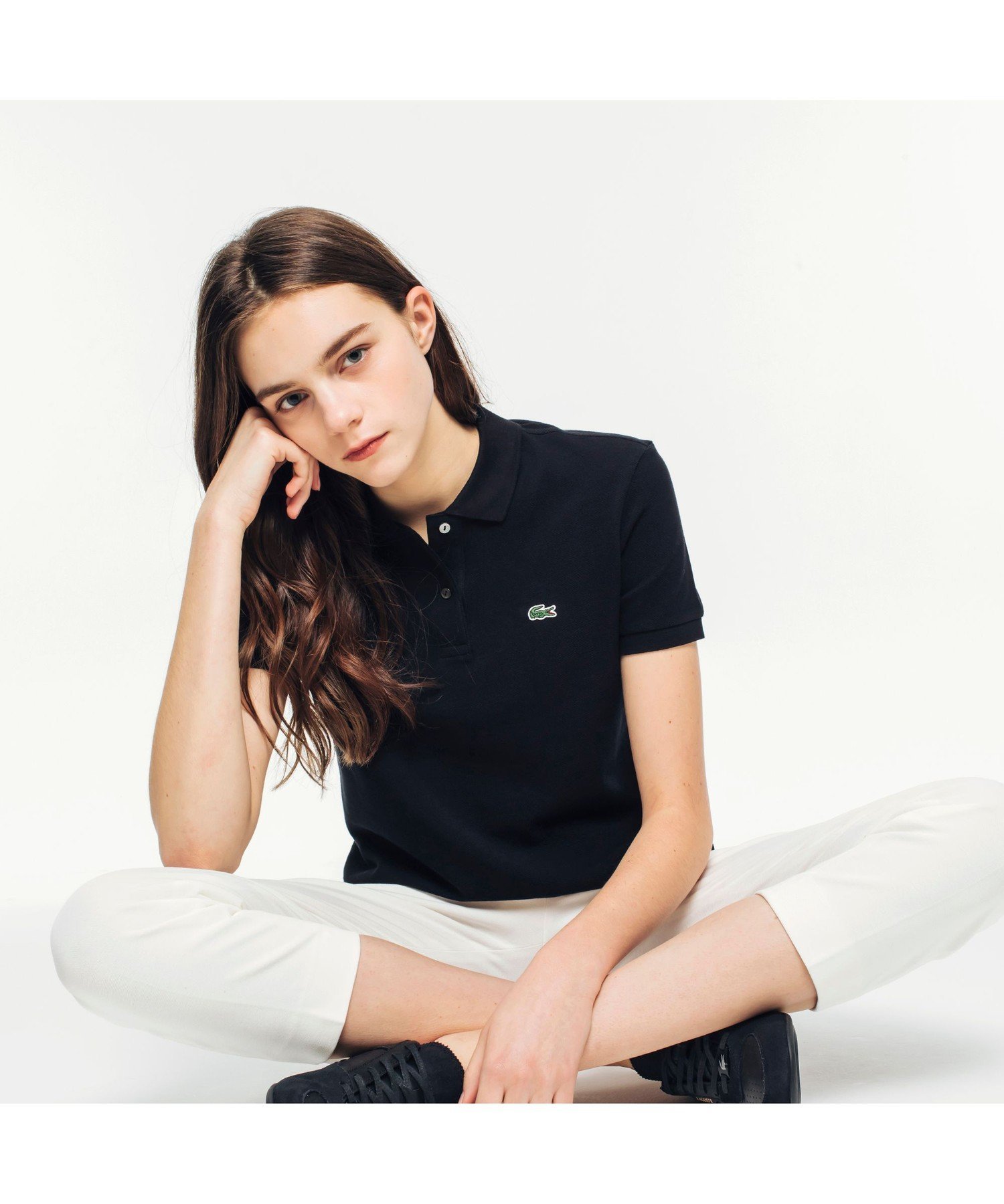 Поло-рубашка LACOSTE Black, 100% хлопок