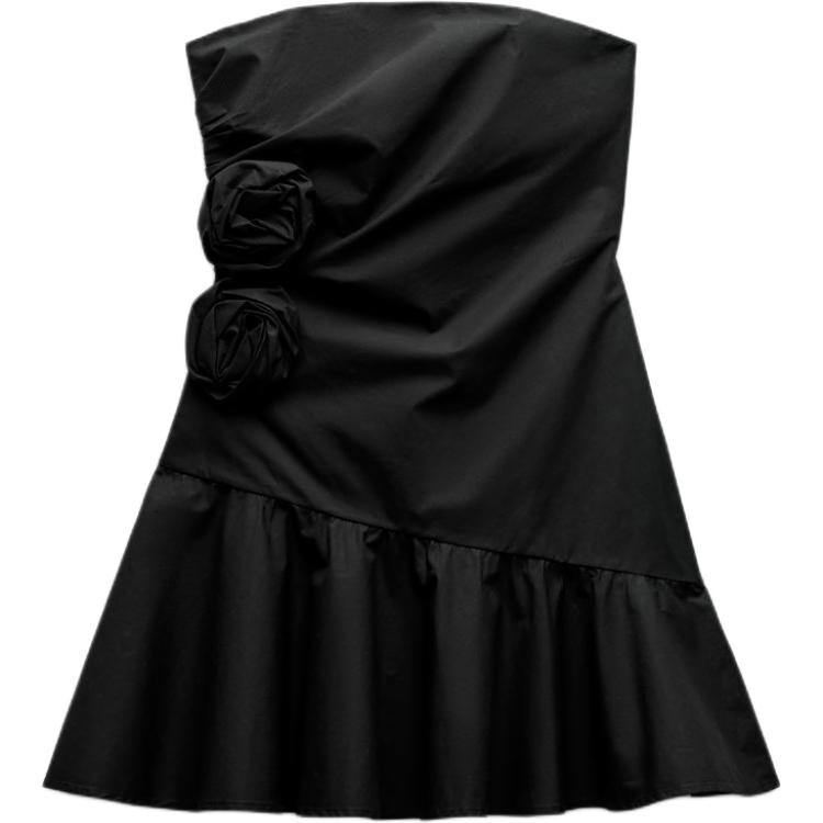 

Платье без рукавов женское черное Zara