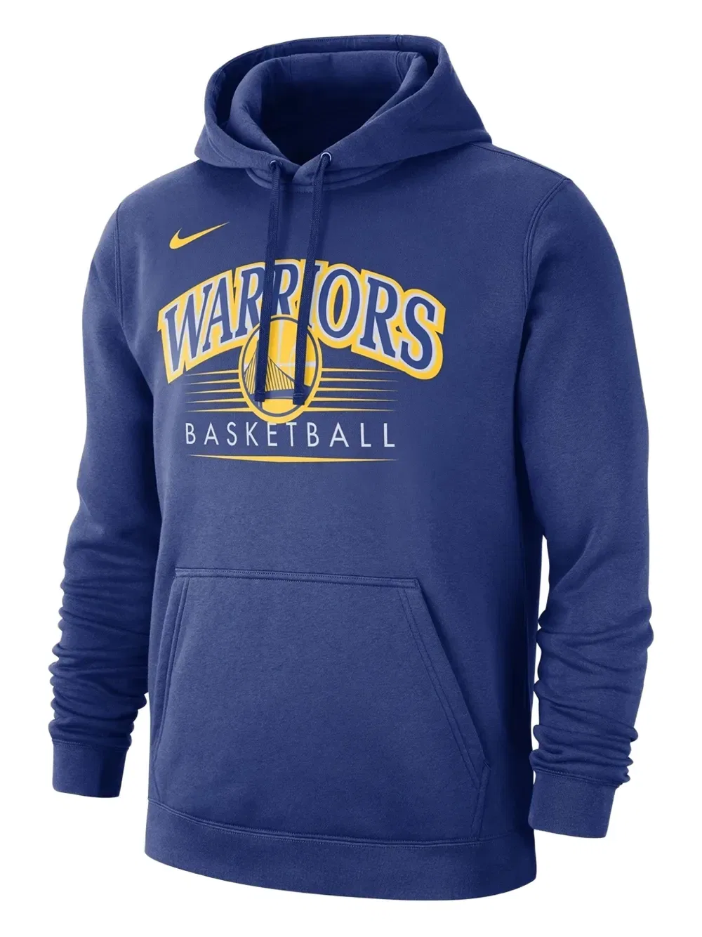 Толстовка с капюшоном NBA Golden State Warriors Nike, синий