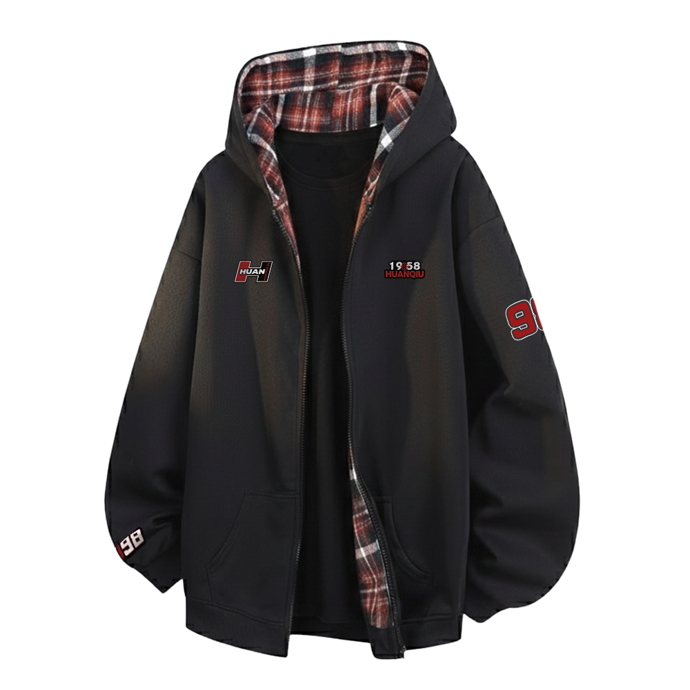 

Толстовка Unisex Hooded Moderate Cardigan HUANQIU, черный