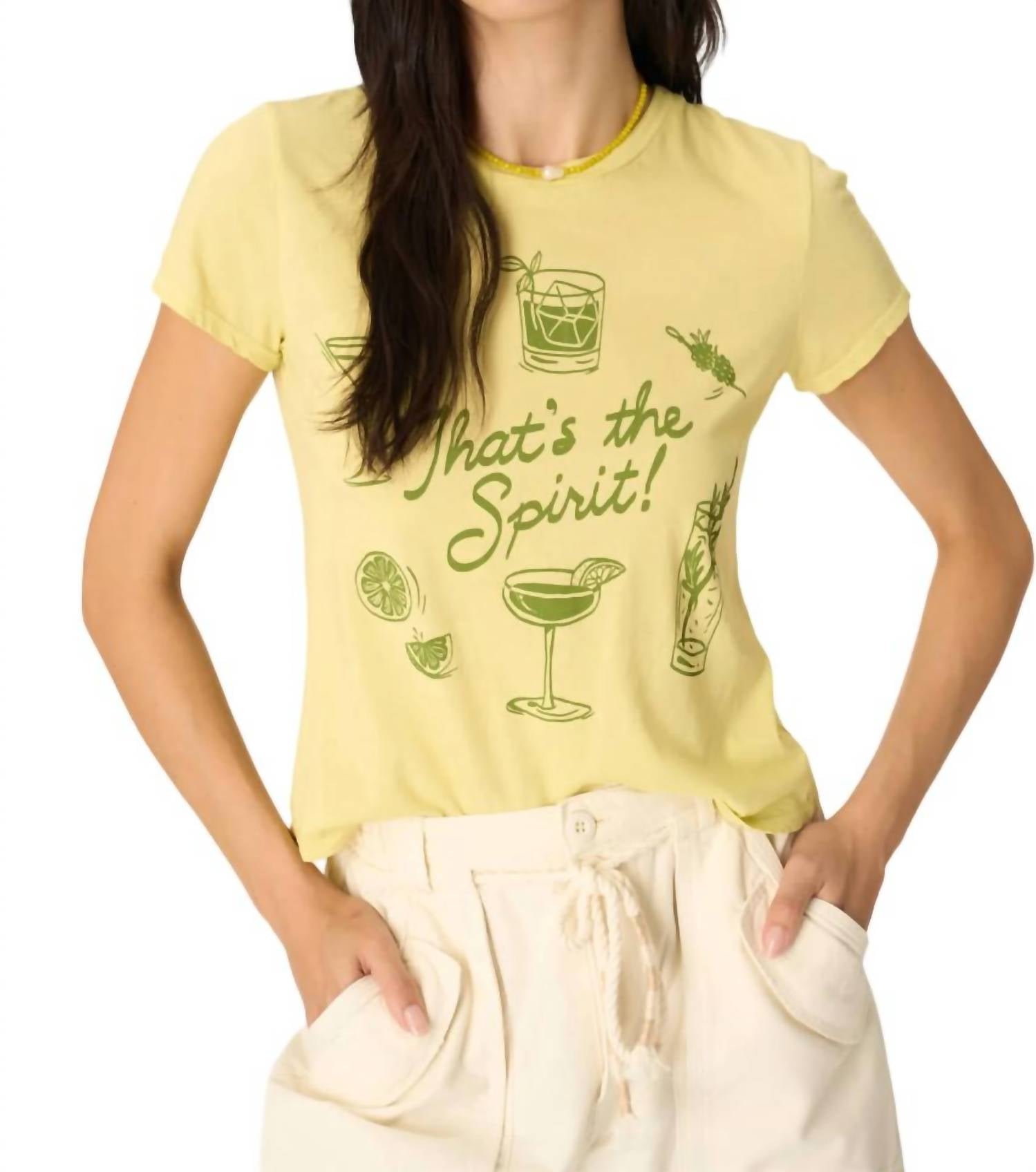 

Это футболка Spirit цвета сельдерея PROJECT SOCIAL T, цвет celery green