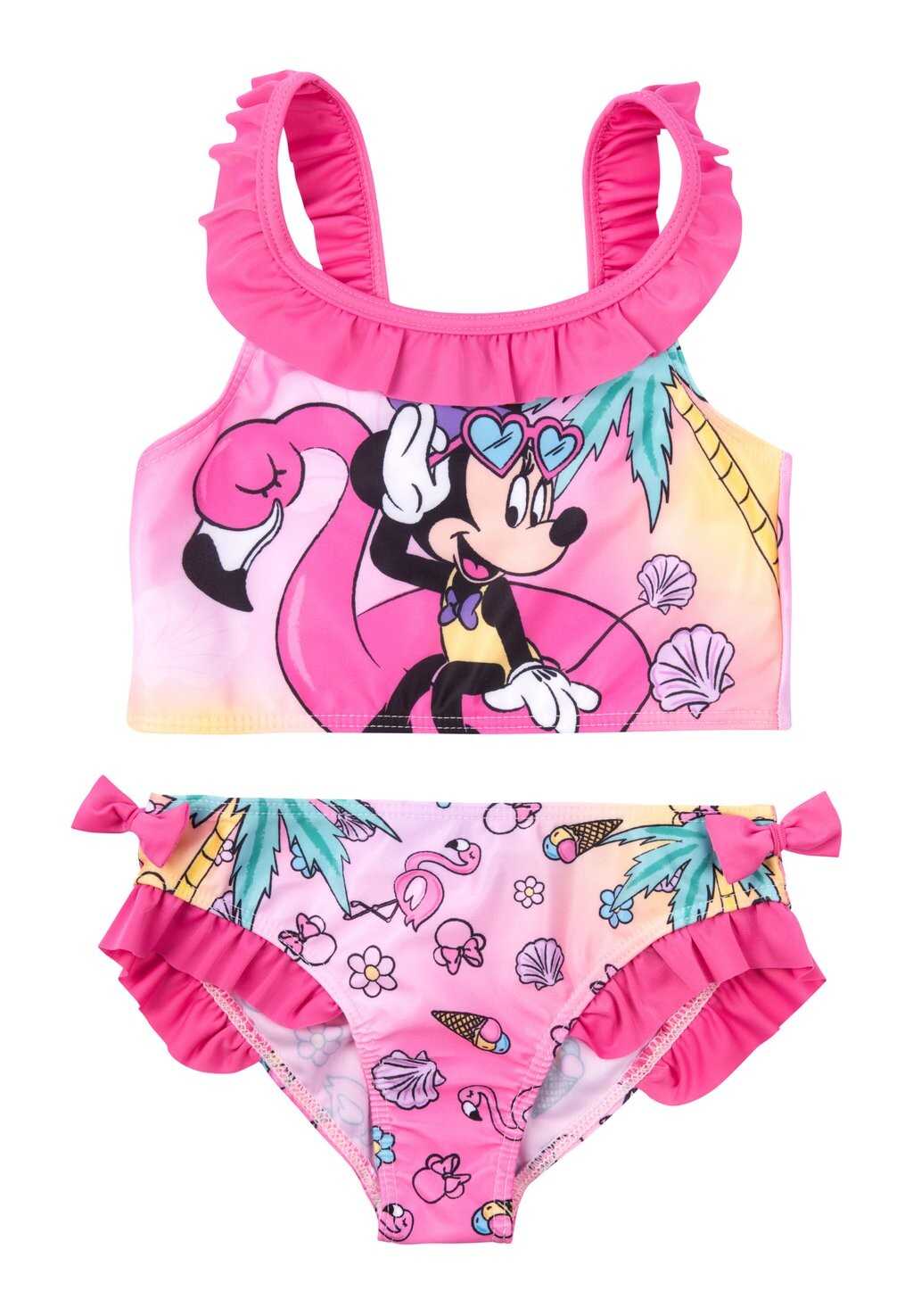 

Бикини MINNIE MOUSE MIT RÜSCHEN ZWEITEILER Disney, розовый